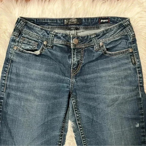 Silver Aiko Mid Bootcut Women’s Jeans W31/L31 - Picture 4 of 12